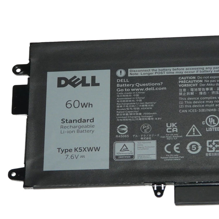 デル・DELL K5XWWノートパソコンバッテリー
