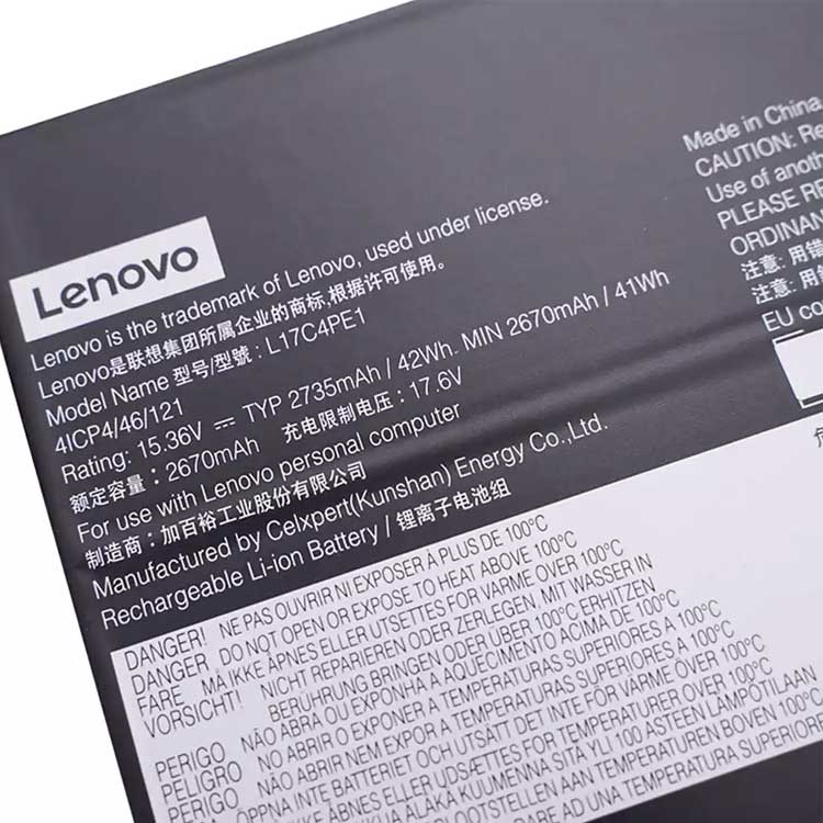 レノボ・LENOVO L17C4PE1ノートパソコンバッテリー